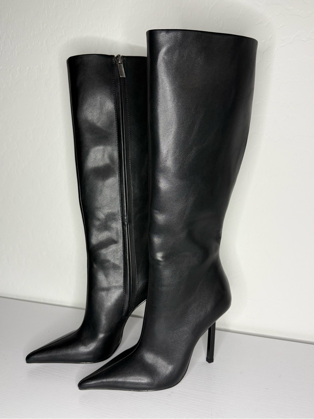 Classic Black Knee High Boots